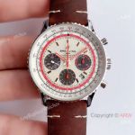 Swiss Grade Breitling Navitimer B01 Swissair Limited Edition White Dial Watch A7750 Movement_th.jpg